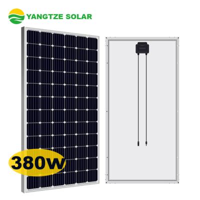 China Solar System Tier 1 A Grade 380w Monocrystalline Solar Panel For Solar Power System for sale