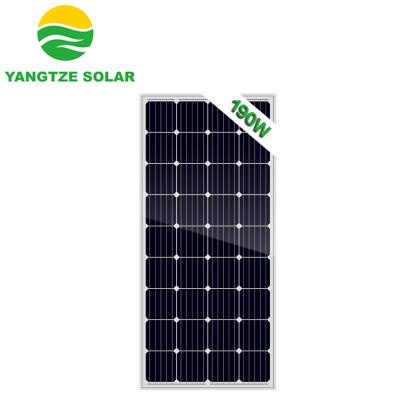 China Good Quality Solar System Yangtze Kiang 170w 190w 195w Monocrystalline Solar Panel for sale