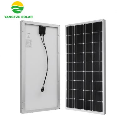 China Free Shipping Solar System Monocrystalline 130w Solar Panel for sale