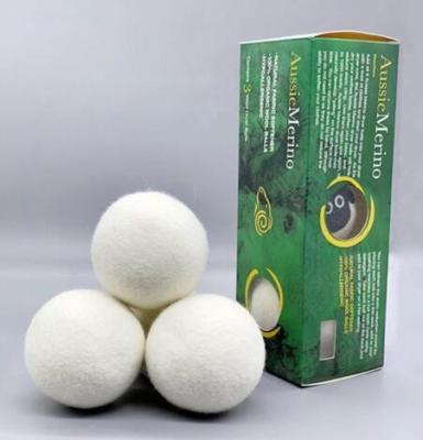 China 100% Pure Handmade Healthy Wool Softener Laundry Dryer Success 2020 Ball Set Of 6 for sale