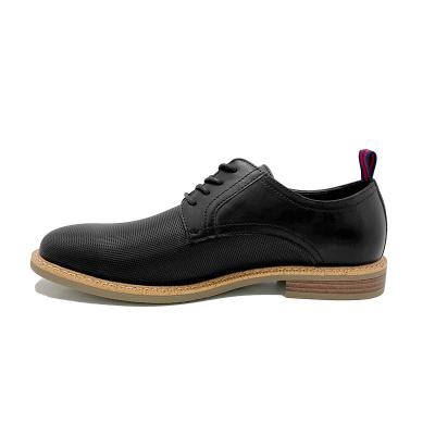 China Good Quality Classic Anti-Slippery PU Leather Lace Up Casual Dress Shoes For Men for sale