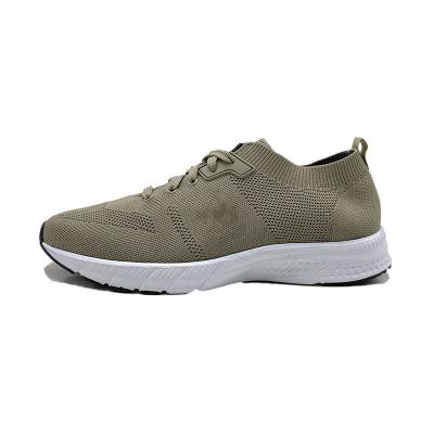 China Breathable fashion trend men's casual shoes knit custom running shoes men's sports shoes for sale