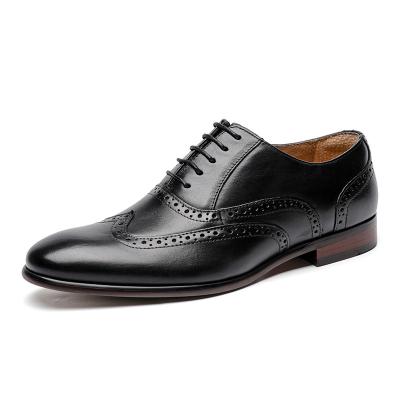 China Wenzhou Classic Anti-slippery Lace Up Shoes Men Leather Dress Shoes And Oxford Shoes for sale