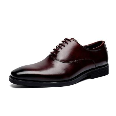 China Classic Anti-slippery Lace Up Shoes Men Leather Shoes Mens Stylish Shoes for sale