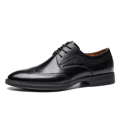 China Hot Sale Anti-slippery Classic Lace Up Formal Elegant Shoes Leather Shoes For Men for sale