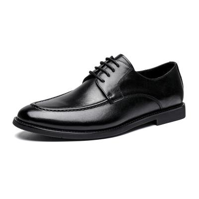 China Classic Anti-slippery Lace Up Oxford Leather Shoes Male Formal Mens Dress Shoes Men for sale