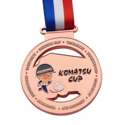 China Zinc Alloy Europe Manufacturer Custom Logo Supply Race Medals And Trophies Souvenir Race Marathon Sports Medal for sale