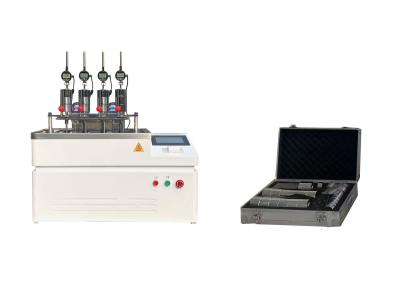 China Teste de temperatura de amolecimento de plástico HDT VST de elevação automática ASTM D1525 com teste de quatro grupos à venda