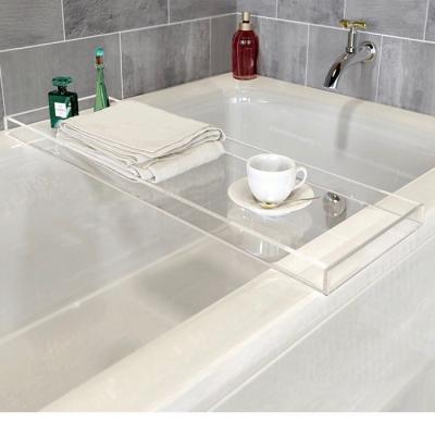 China Direct Sales Viable Artificial Acrylic Factory Stone Tray Bathtub Rack for sale