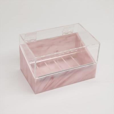 China Factory Price Affordable China Supplier Wholesale Acrylic Marble Chip Box for sale