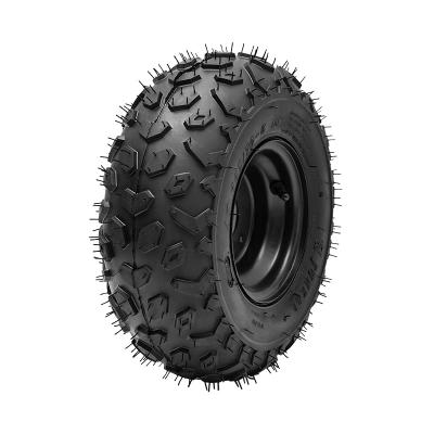 China Premium Quality Rubber Tubeless Polyurethane Filled Vehicle Trailer Wheel 145/70-6 Tires Trunk Tire 6INCH for sale