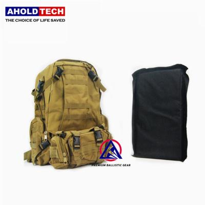 China Used By Police Aholdtech NIJ IIIA 3a Lightweight Bulletproof Ballistic Backpack For Police VIP Army Student for sale