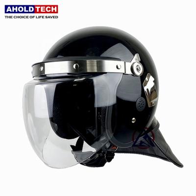 China Used By Police Aholdtech C01 Police Anti Riot Helmet With Round Convex Visor Full Face ABS+PC for sale