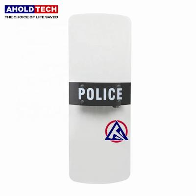 China Police Aholdtech PRT012 PC Long Transparent Rectangle Used Anti Riot Shield For Military Army for sale