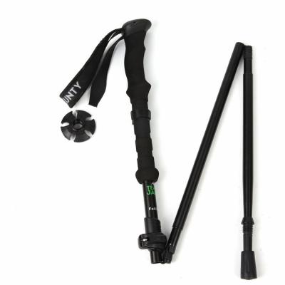 China EVA Aluminum Trekking Poles Walking Folding Climbing Stick for sale