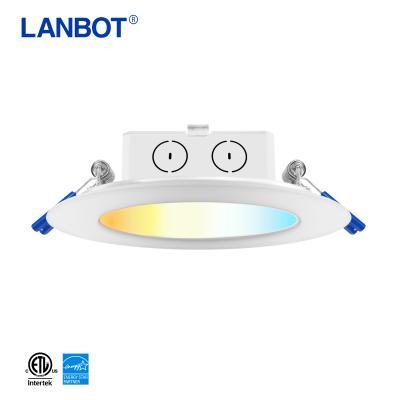 China Modern ETL 6 Inch 12w Round Surface Mounted Led Downlight All-in-one Recessed Led Panel Light for sale