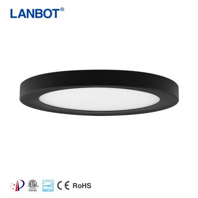 China Modern ETL 9 Inch 18W 5CCT Round Led Panel Light Surface Mounted Led Ceiling Light for sale