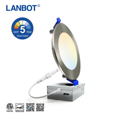 China Modern Etl 4 Inch 9w 6 Inch 12w LED Pot Down Light With Airtight Box Ic Rated Driver For Canada USA for sale