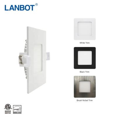 China Minimalist Suitable For Damp Location ETL (5005749) Energy Star Listed Metal Juction Box Driver Led Panel Light 4