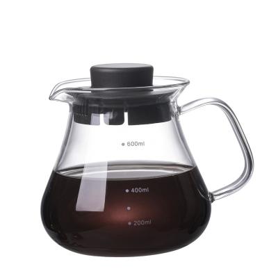 China WITH LID 2022 Most Popular Coffee Pot Pour Over 600Ml Coffee Maker For Coffee for sale