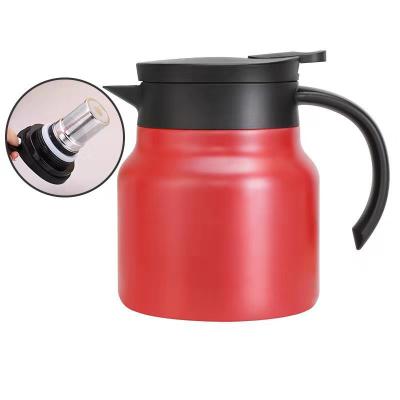 China PORTABLE Coffee Thermal Carafe Stainless Steel Double Wall Vacuum Insulated Water Kettle 800Ml for sale