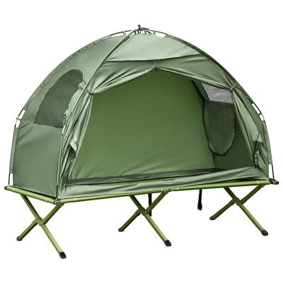 China Water Proof Hot Selling Compact Pop Up Portable Outdoor  Folding Tent Elevated Camping Tent for sale