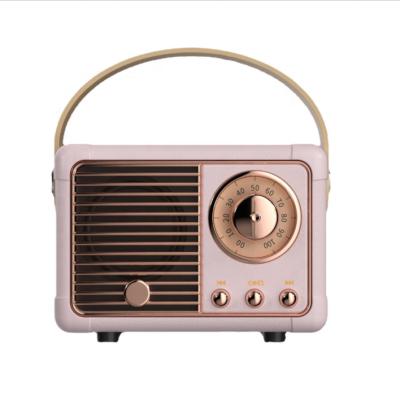 China Retro Vintage Fashion Creative Wireless Radio Speaker Phone Function Portable Audio Nostalgic Mini Stylish Classic Design Speakers for sale