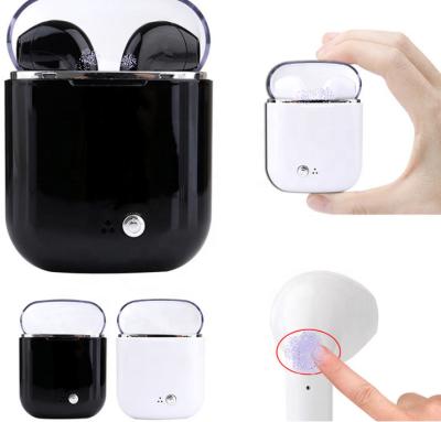 China Nice In-ear TWS Earbuds QC Quality i7S 100% Wireless Headphones With Transparent Charging Box for sale