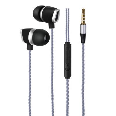 China In-ear Band Perfume Line Headset With Switch Universal In-ear Metal Phone Earphones for sale