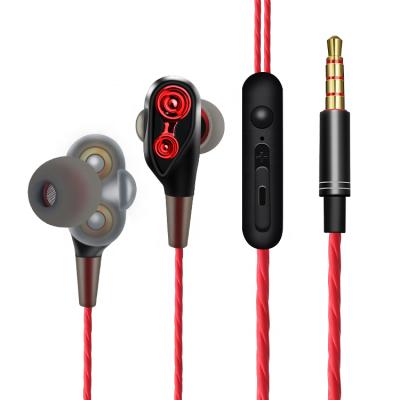 China In-Ear 4D Moving Double Coil Earphone 16 Ohm Sports Headphones With Super Bass for sale