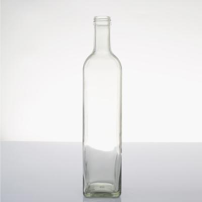 China Food Factory Manufactured Food Grade Glass Bottle For Olive Oil 500ml 750ml 1000ml for sale