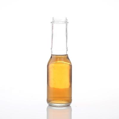 China Beverage Flint Empty Recycled Glass Bottles Extra High Quality For Gin Rum Round Clear Bottles 250ml 500ml for sale