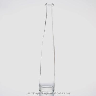 China Wholesale 375ml 500ml Beverage Wine Liquor Glass Bottles Cork Clear Beverage Glass Bottle for sale