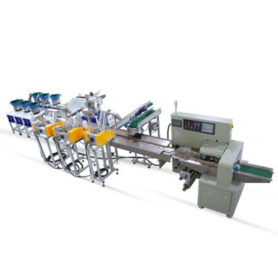 China High efficient audio parts instruction equipment manual auto car card publishing vertical packing machine line for sale