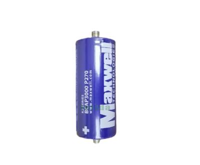 China Lorida standard in car current high voltage power battery maxwell supercapacitor 2.7v 3000f super capacitor 3000f for sale