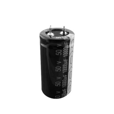 China LORIDA standard design 50V 10000UF 25*50 unique durable aluminum break in electric welding machine audio clamp in electrolytic capacitor for sale