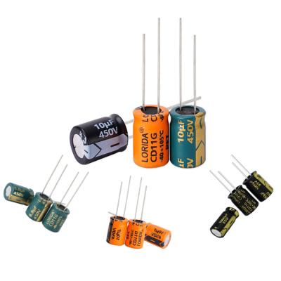 China Manufacturer standard 35V 2200uF 13*25mm audio non-polar Lorida inverter power 1600uf 400v 10uf 25v electrolytic capacitors for sale