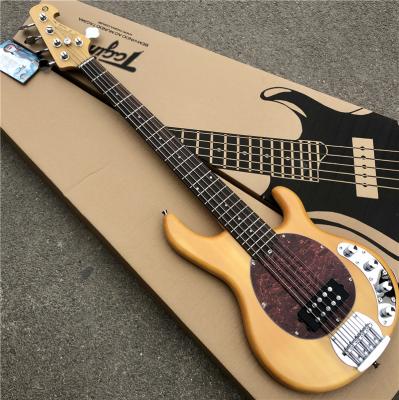 China Ashwood MBB-6 china made high quality electric bass guitar, OEM customized logo, active collection for sale