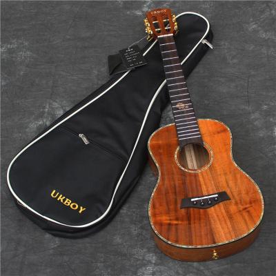 China Solid koa UKU BOY GS2T koa wood full tenor ukulele, ukuleles for sale