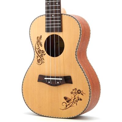 China CS-YSM100 Fir Concert Laminated Cheap Spruce Wood Ukulele, 23 Inch Ukuleles for sale