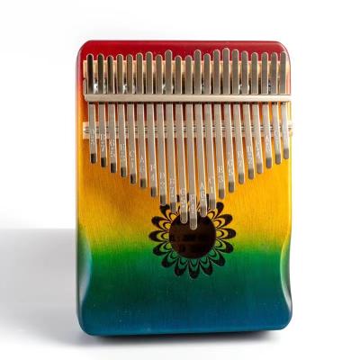 China 21 Key Solid Mahogany Kalimba, Solid Mahogany Wood Kalimba, Thumb Piano Kalimba Musical Instrument with Accessories and Collecting for sale