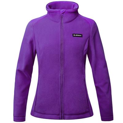 China Women's Coats Fleece Fleece Jacket Stock Lady's Breathable Lightweight Outer Long Sleeve Elastic Soft-SHELL Stand-Collar Jacket for sale