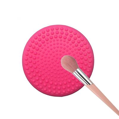 China Without Suction Cup In New Design 55MM 82MM Makeup Brush Cleaning Pad Running Silicone for sale