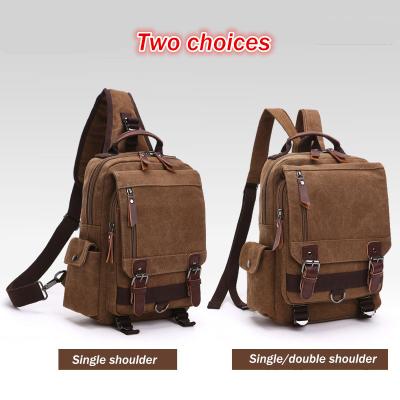 China Dual Use One Shoulder Strap Backpack , Double Shoulders Stylish Laptop Backpack With Zipper for sale