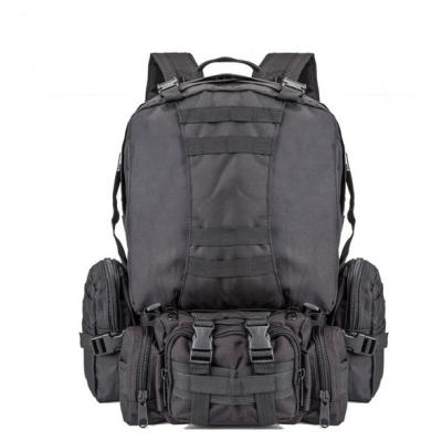 China 55L Multi Function Sport Tactical Day Pack Water Resistant Camouflage For Hiking Camping for sale