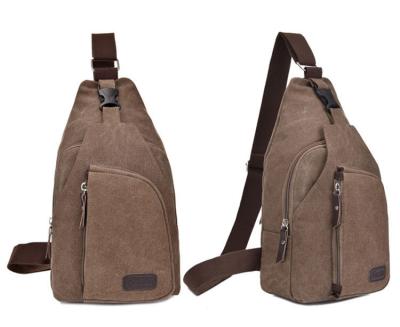 China Men Single Strap Backpack For Outdoor Sports , Durable Brown Crossbody Bag ISO9001 for sale