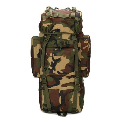 China Upgrade Version Military Tactical Backpacks , Army Green Travel Carry On Backpack With Rain Cover for sale