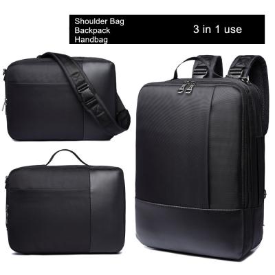 China Multi Function Nylon Business Laptop Backpack 3 In 1 For Working Professionals  for sale