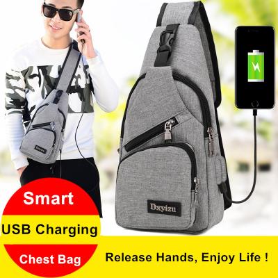 China USB Charging Interface Small Hiking Backpack With One Strap Leisure Canvas for sale