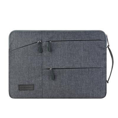 China Light Weight Business Laptop Bags Waterproof Nylon Velvet Lining For 12 13 15 17 Inch Notebook for sale